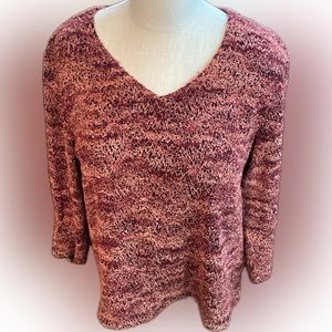 JM Collection Bouclé Pullover Sweater